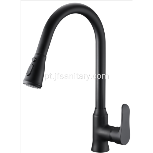 Alta Qualidade Matte Black Pull Down Torneira De Cozinha